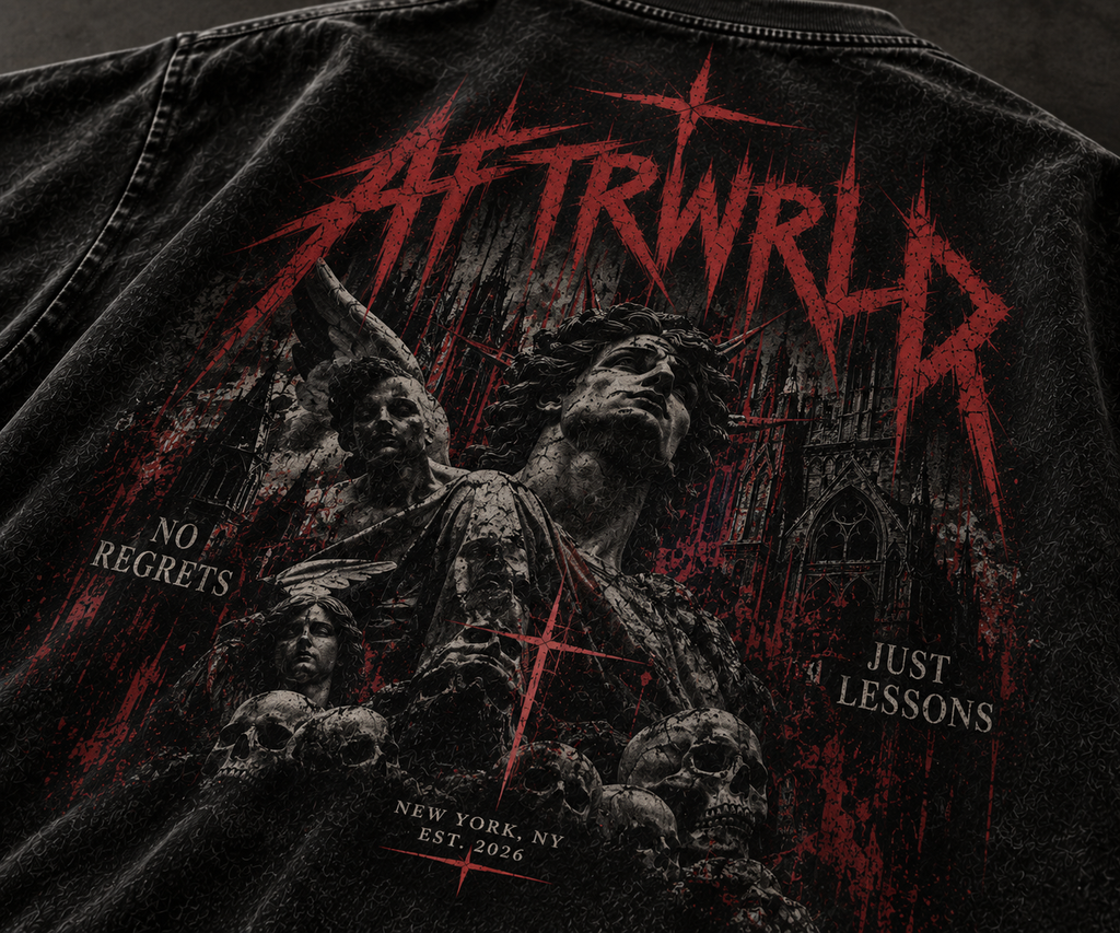 NO REGRETS — back graphic detail