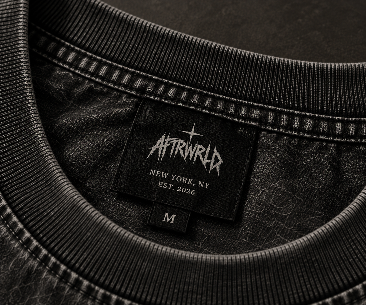 NO REGRETS — neck tag EST. 2026