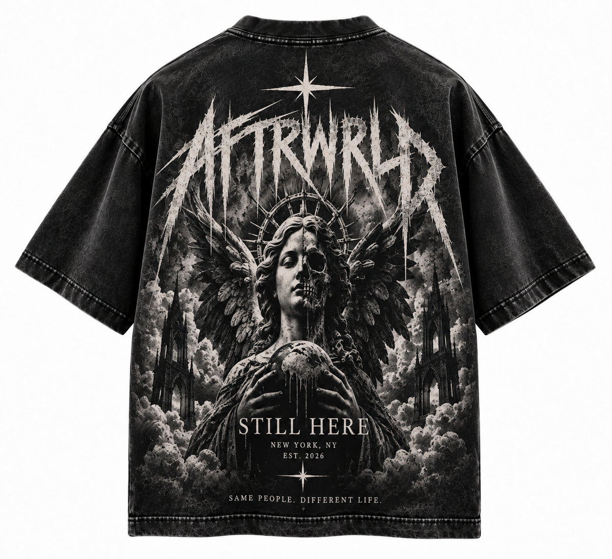 STILL HERE — back view